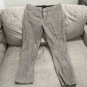 Gray Slim Fit Trousers